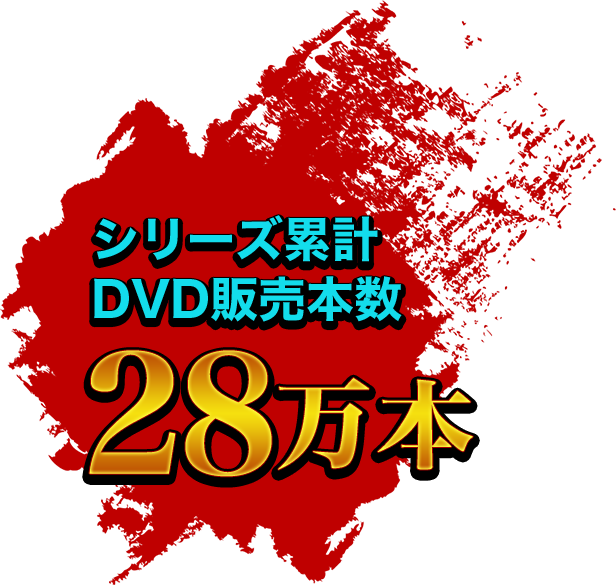 シリーズ累計DVD販売本数 28万本